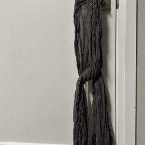 Textured grey scarf. Light weight